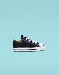 Converse Chuck Taylor All Star Fiu Rövidszárú Fekete | REKDJGL-HU